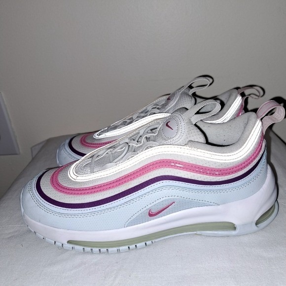 Nike White and Pink Chunky Sneakers Size 3Y Used Review ALL pics - Picture 3 of 10